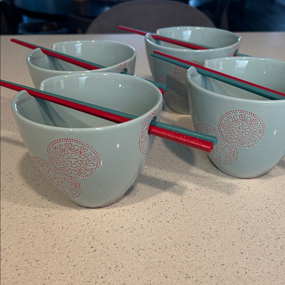 Torre & Tagus Chopsticks Bowl Set NWOT - Picture 3 of 14